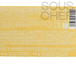 Octopus with Garlic, 110g Spanish Ingredients|Tinned Fish & Seafood