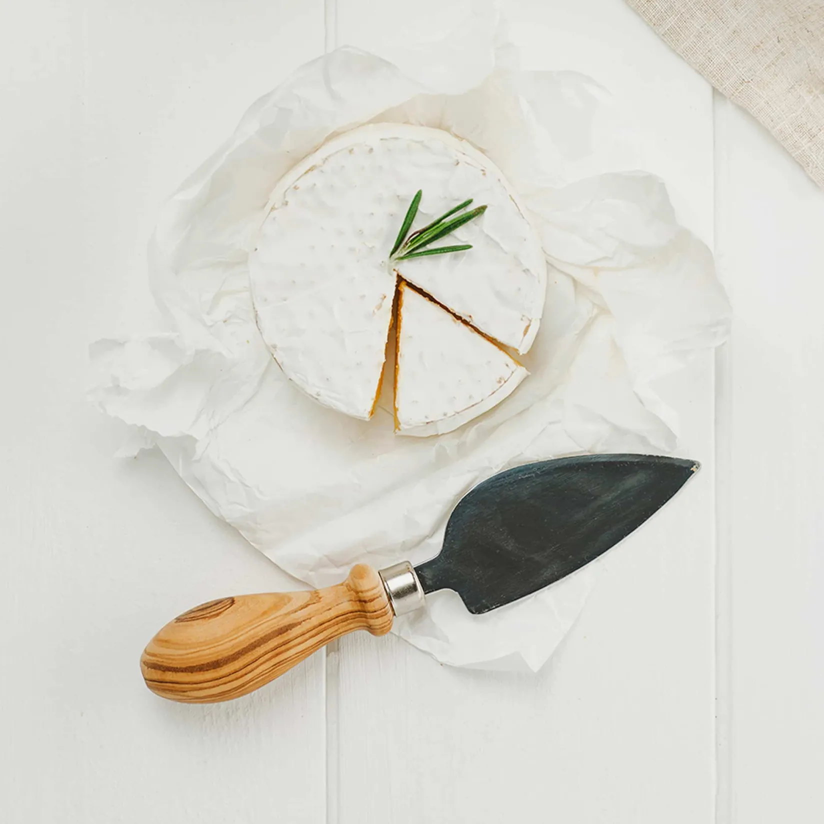 Clearance Olive Wood Cheese Knife, 17.5cm Kitchen Knives