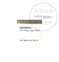 New Stem Ginger in Syrup, 1.35kg Ingredients Brands|Baking Ingredients