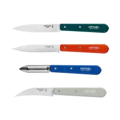 Hot 4 Piece Red & Blue Kitchen Essentials Knife Set Kitchen Knives