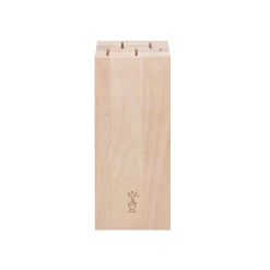 Beechwood Knife Block, 5 Slot Kitchen Knives