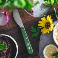 Best No 117 Khaki Beechwood Handle Spreading Knife, 6cm Cutlery|Tableware Brands