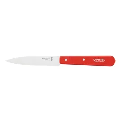 Discount No 112 Red Beechwood Handle Paring Knife, 10cm Kitchen Knives