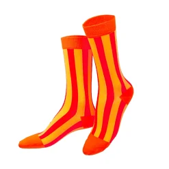 Hot Orange Socks, 2 Pairs Tableware Brands