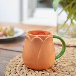 Orange Tulip Coffee Cup, 400ml Tableware Brands