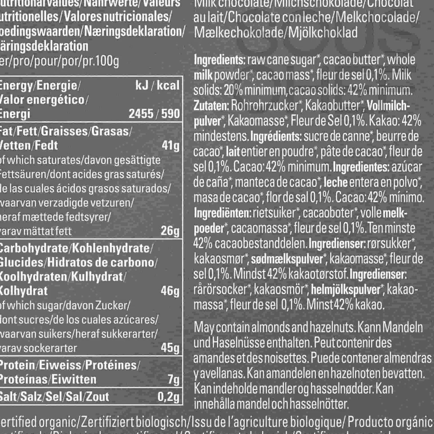 Clearance 42% Esmeraldas Milk Chocolate Bar, 70g Ingredients Brands|Chocolate & Sweets