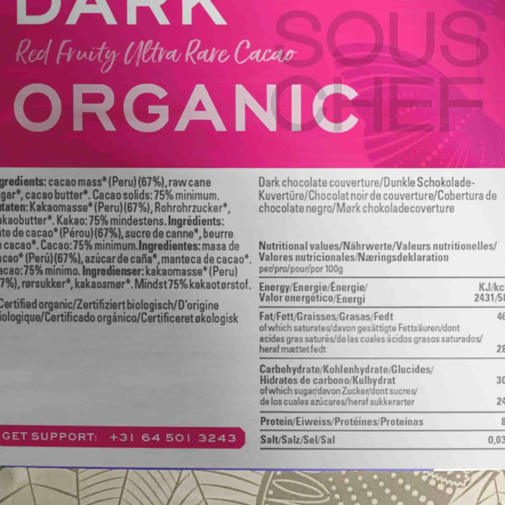 Online 75% Piura Porcelana Dark Couverture Chocolate, 2kg Ingredients Brands|Chocolate & Sweets