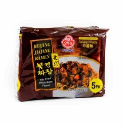 Best Jjajang Black Bean Sauce Ramen Noodles, 5 x 135g Ingredients Brands|Korean Ingredients