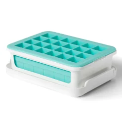Clearance Covered Silicone Cocktail Ice Cube Tray Cocktail Making & Barware