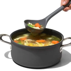 Sale Grey Silicone Ladle Kitchen Tools & Utensils