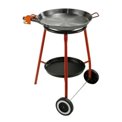 Discount Paella Pan & Stand Set with Burner Spanish Ingredients|Pots & Pans