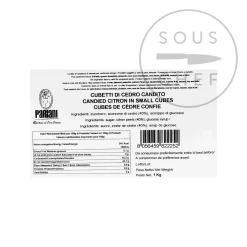 Online Candied Cedro Citron In Small Cubes, 1kg Ingredients Brands|Italian Ingredients