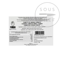 Clearance Candied Lemon In Small Cubes, 1kg Ingredients Brands|Italian Ingredients