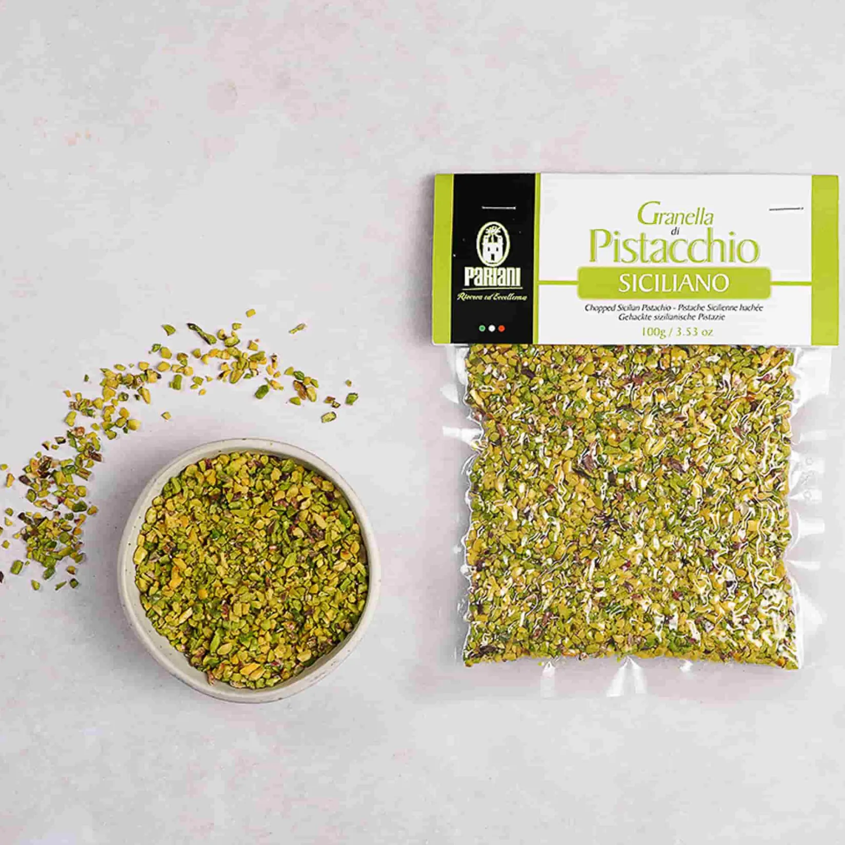 Chopped Sicilian Pistachio, 100g Ingredients Brands|Italian Ingredients