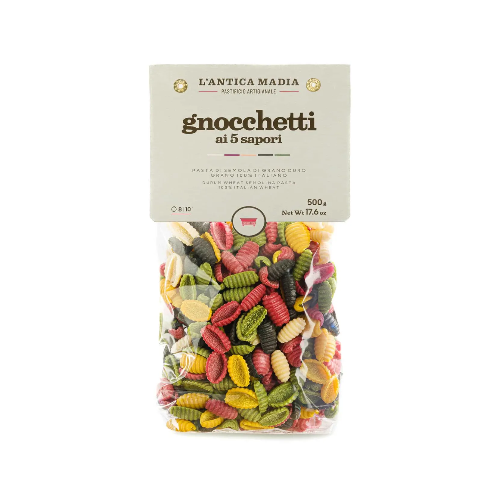 Outlet Pasta L'Antica Multicolour Pasta Gnocchetti, 500g Ingredients Brands|Pasta, Rice & Beans