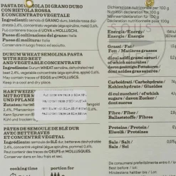 New Pasta L'Antica Striped Farfalle with Beetroot, 250g Ingredients Brands|Pasta, Rice & Beans