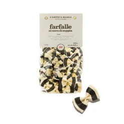 New Pasta L'Antica Striped Farfalle with Squid Ink, 250g Ingredients Brands|Pasta, Rice & Beans