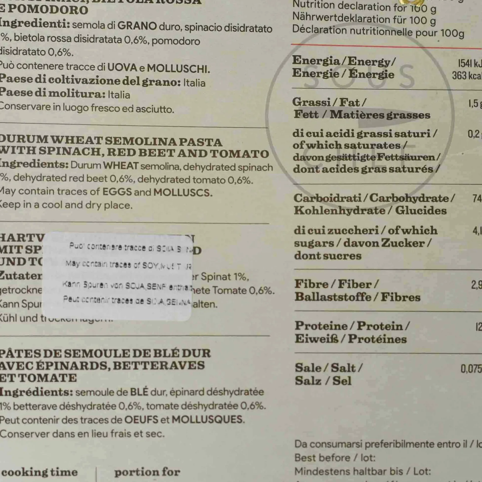 Outlet Pasta L'Antica Tricolore Pasta Pazza, 500g Ingredients Brands|Pasta, Rice & Beans