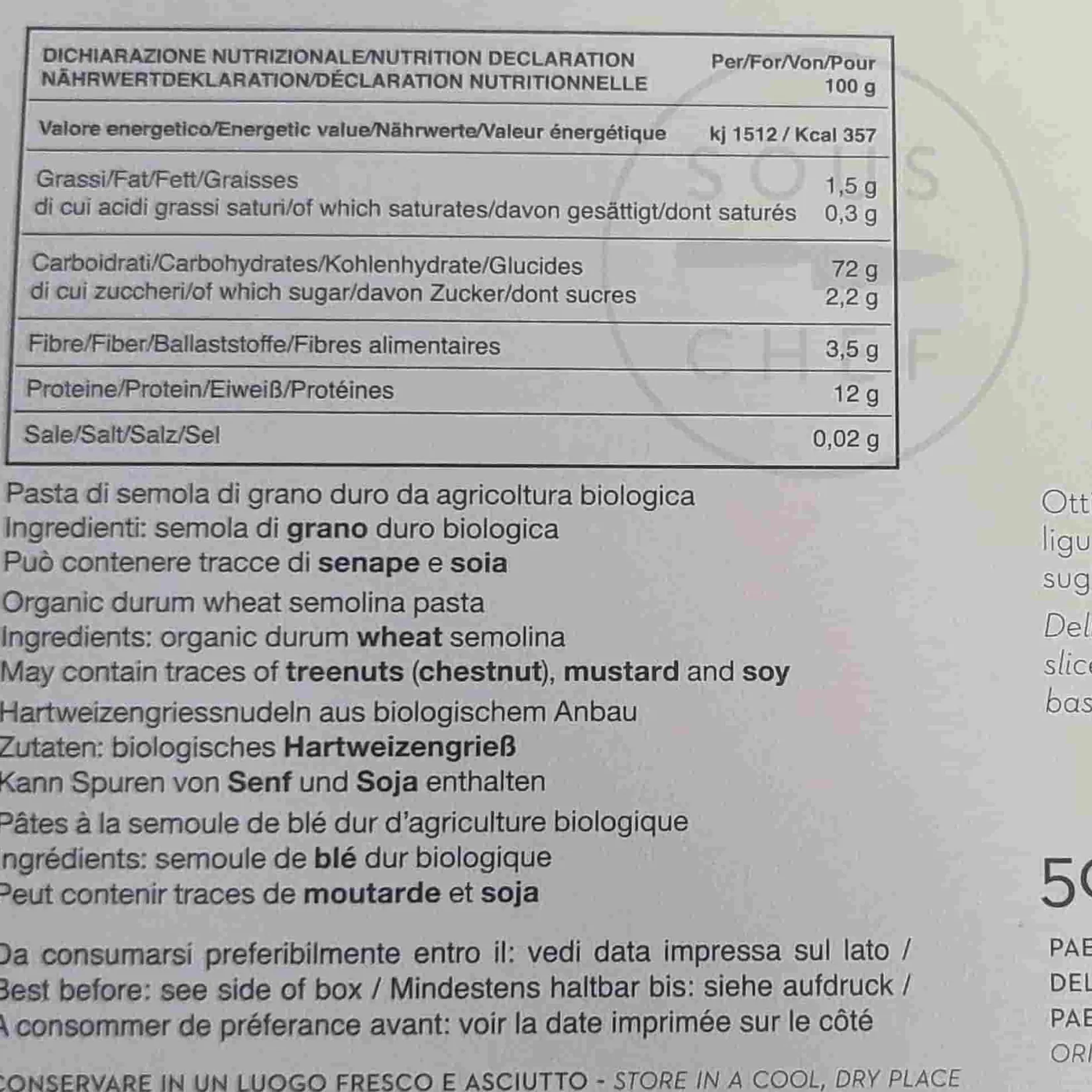 Outlet Trenette, 500g Ingredients Brands|Italian Ingredients