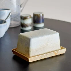 Paula Cream Stoneware Butter Dish Tableware Brands