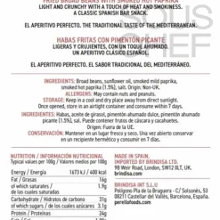 Clearance Perello Habas Picantes, Hot & Spicy Broad Beans, 100g Spanish Ingredients|Snacks