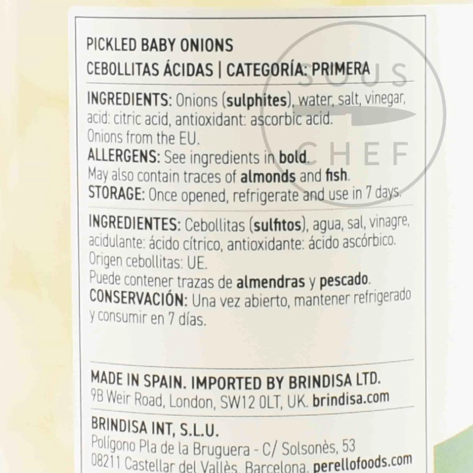 Clearance Pickled Onions, 190g Spanish Ingredients|Vegetables