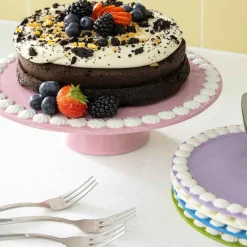 Outlet Pink Cake Stand, 26cm Tableware Brands