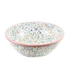 Clearance Pink Dot Enamel Large Salad Bowl, 32cm Tableware Brands|Crockery & Dinnerware