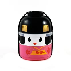 Outlet Pink Geisha Bento Box, 640ml Tableware Brands|Japanese Ingredients