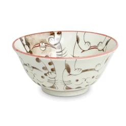 Online Pink Lucky Cat Japanese Noodle Bowl, 15cm Tableware Brands|Japanese Ingredients