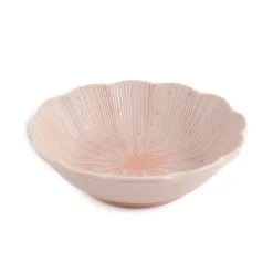 Outlet Pink Scalloped Japanese Bowl, 13.5cm Japanese Ingredients|Japanese Tableware