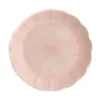 Pink Scalloped Japanese Deep Dinner Plate, 22cm Japanese Ingredients|Plates