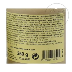 Clearance Extra Strong Mustard, 250g Ingredients Brands|French Ingredients