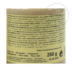 Clearance Extra Strong Mustard, 250g Ingredients Brands|French Ingredients