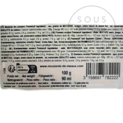 Hot Firemen's Mustard, 250g Ingredients Brands|French Ingredients