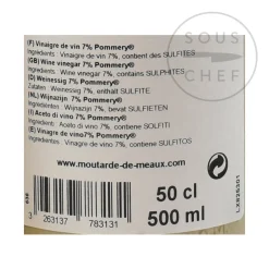 Outlet Red Wine Vinegar, 500ml Ingredients Brands|French Ingredients