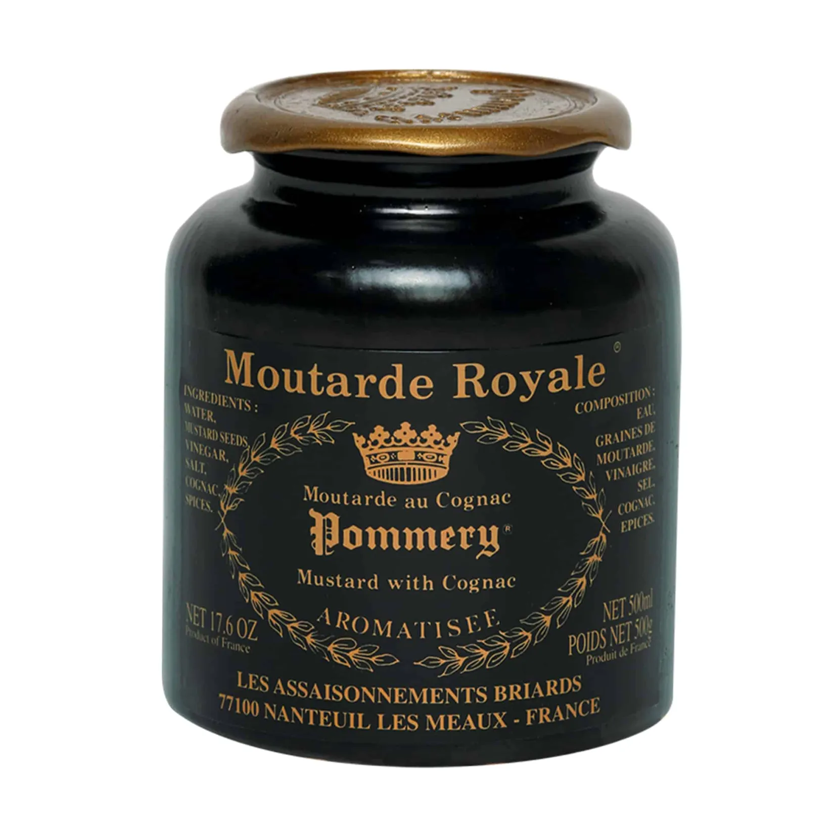 Sale Royale Mustard With Cognac, 500g French Ingredients|Sauces & Condiments