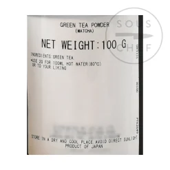 Discount Premium Matcha Green Tea Powder, 100g Japanese Ingredients|Drinks