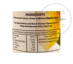 Sale Preserved Lemons, 750g Middle Eastern Ingredients|Vegetables