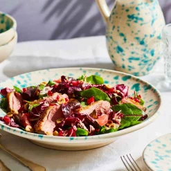 Discount Puglia Aquamarine Splatter Pasta Bowl, 29cm Italian Ingredients|Crockery & Dinnerware