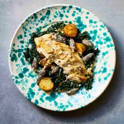 Clearance Puglia Aquamarine Splatter Dinner Plate, 27cm Italian Ingredients|Plates