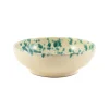 Online Puglia Aquamarine Splatter Bowl, 19cm Italian Ingredients|Crockery & Dinnerware