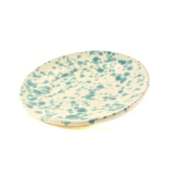 Outlet Puglia Aquamarine Splatter Side Plate, 19cm Italian Ingredients|Plates