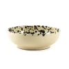 Puglia Black Splatter Bowl, 19cm Italian Ingredients|Crockery & Dinnerware