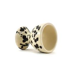 Discount Puglia Black Splatter Egg Cup Italian Ingredients|Tableware Brands
