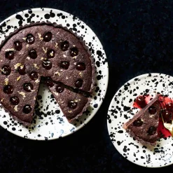 Online Puglia Black Splatter Side Plate, 19cm Italian Ingredients|Plates