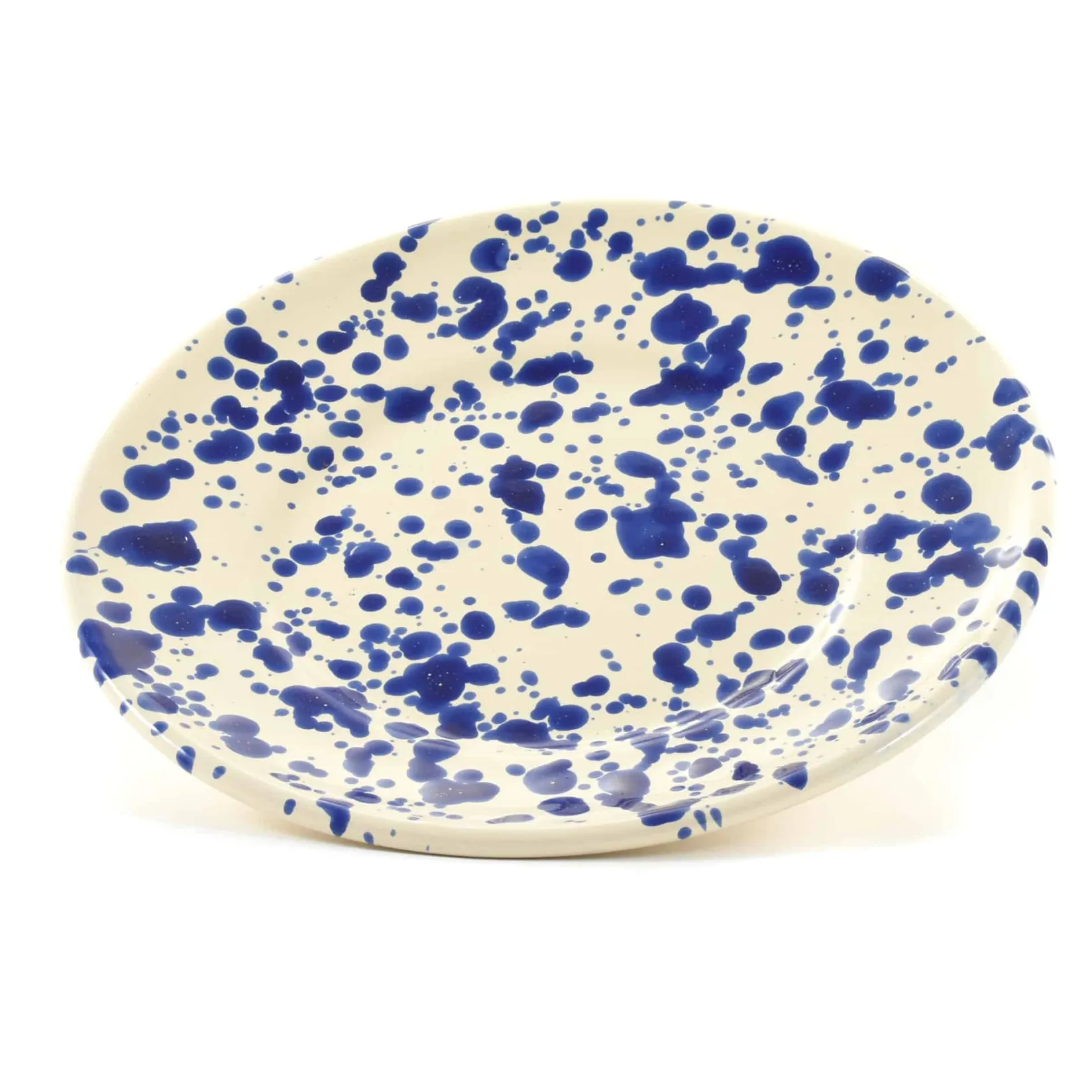 Sale Puglia Blue Splatter Side Plate, 19cm Tableware Brands|Italian Ingredients