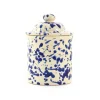 Hot Puglia Blue Splatter Storage Jar, 15cm Tableware Brands|Italian Ingredients
