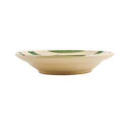 Online Puglia "Cacio E Pepe" Green Stripe Pasta Bowl, 29cm Crockery & Dinnerware|Bowls