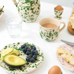 Clearance Puglia Green Splatter Mug Crockery & Dinnerware|Bowls